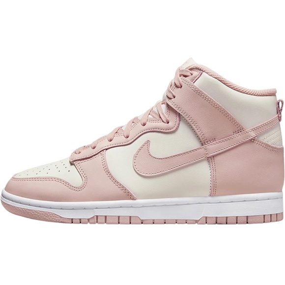 Nike Womens Dunk High - Phantom/Pink Oxford-white